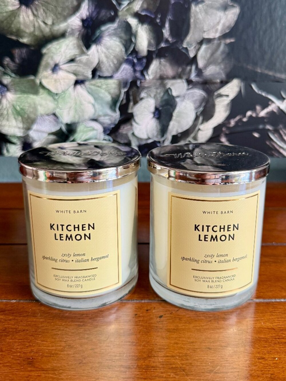 NEW 2-Pc KITCHEN LEMON Single Wick Candles Bath and Body Works
